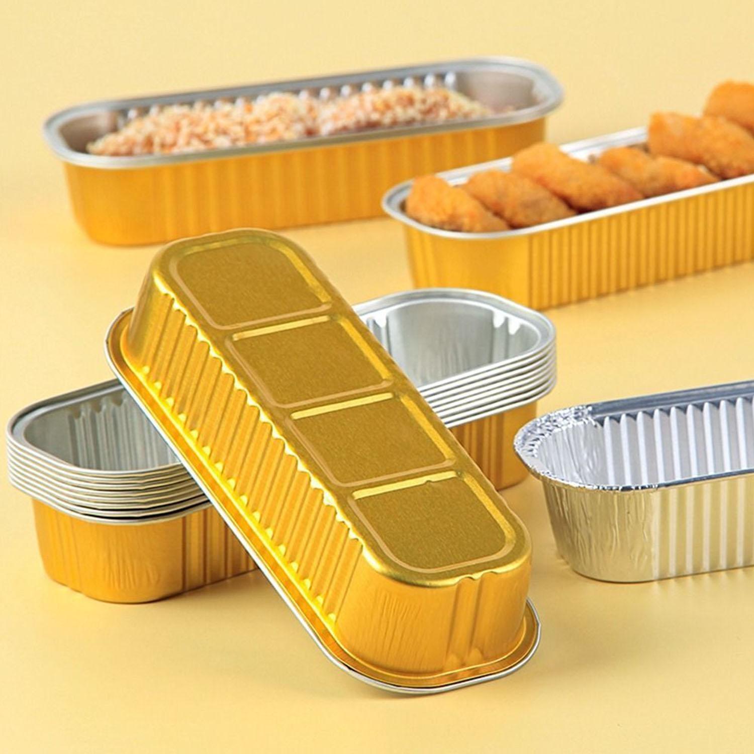 GOLD FOIL TIN ALUMINIUM PUNNET BAKING TIN