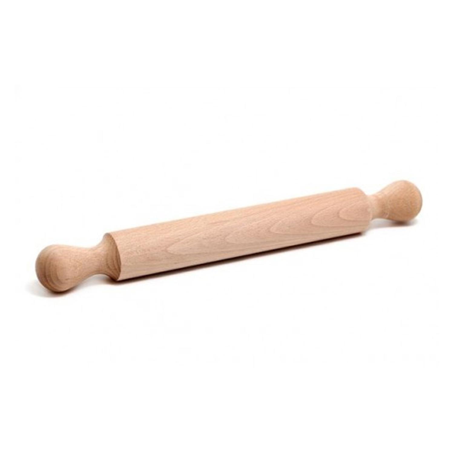 1.5X1.5X14 INCHES WOODEN ROLLING PIN PLAIN