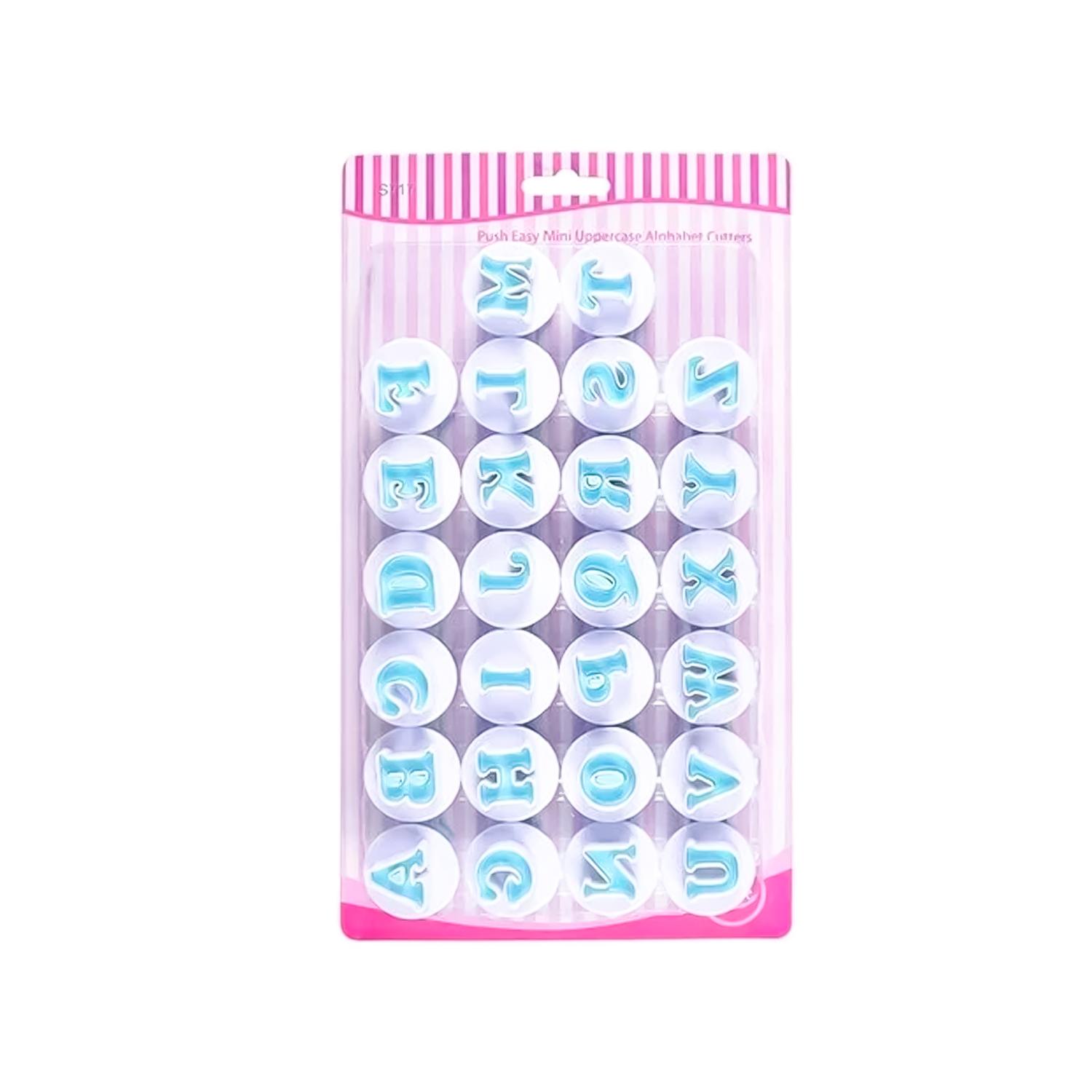 26PC PUSH EASY MINI LOWERCASE ALPHABET CUTTER
