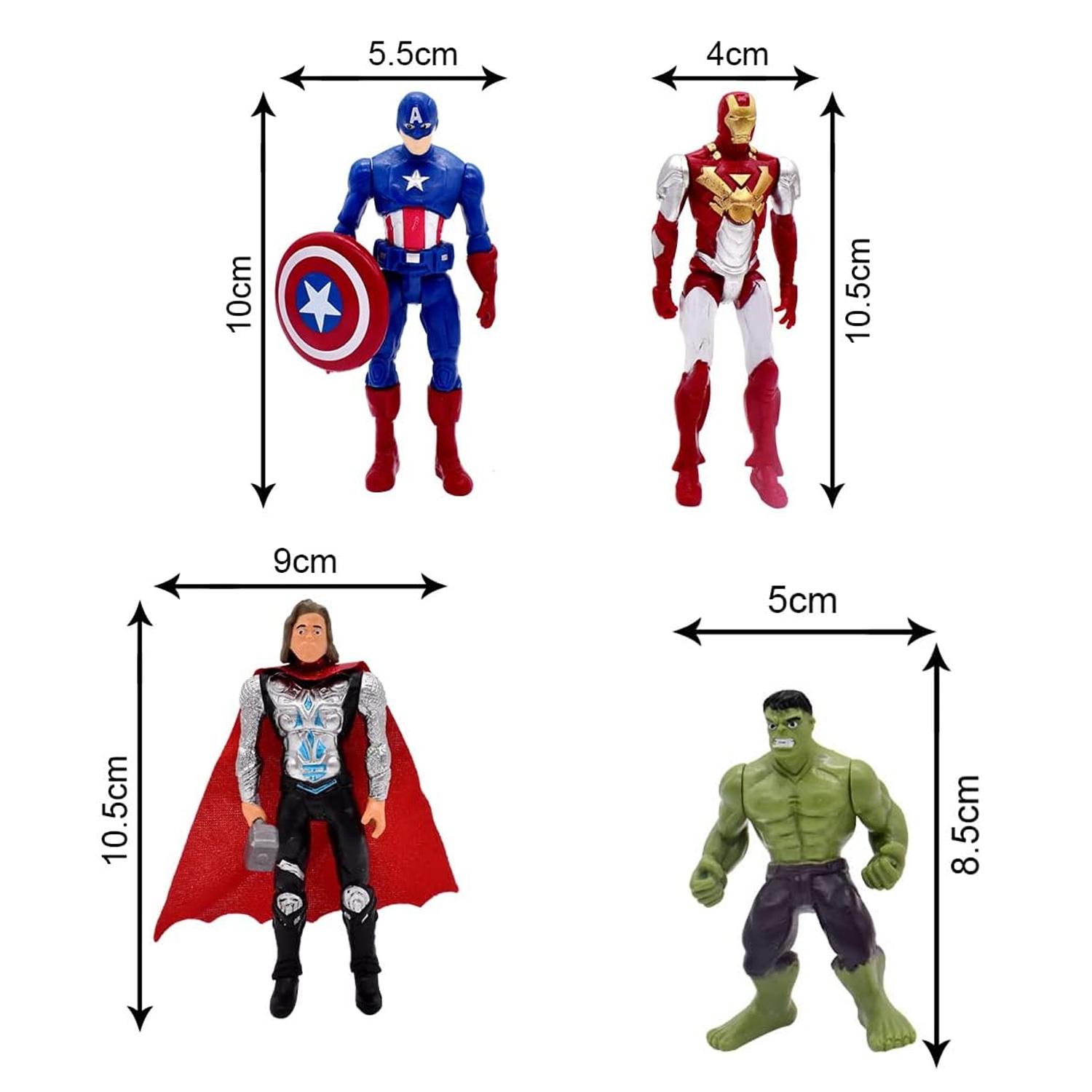 4PC AVENGERS TOPPERS