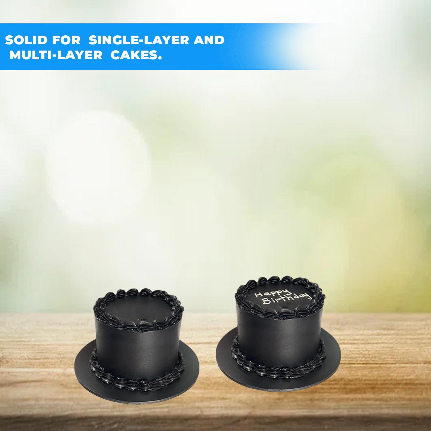 8'' ROUND BLACK CAKE BOARD