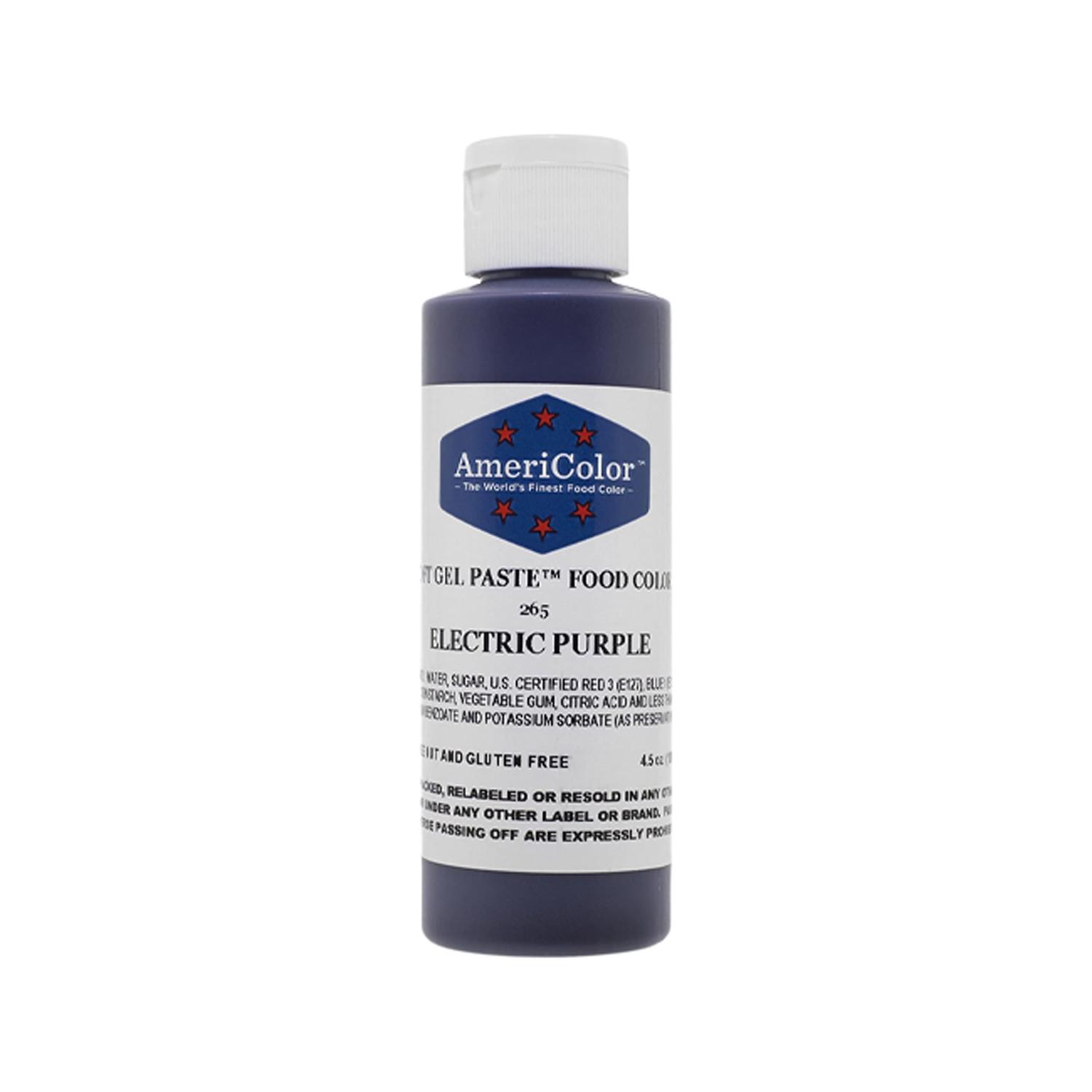 AMERICOLOR ELECTRIC PURPLE SOFT GEL PASTE 128ML