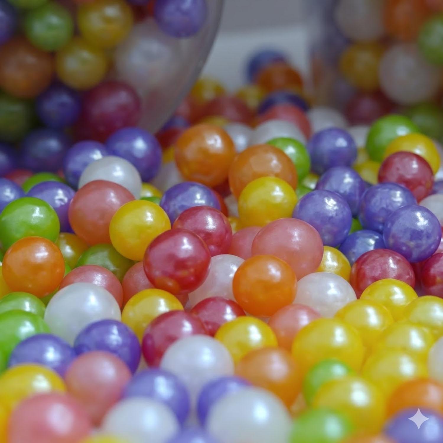 ASSORTED SUGAR PEARLS, MULTICOLOURED SPRINKLES 1KG