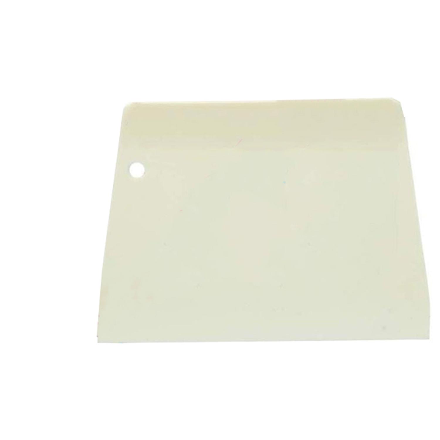 BIG RECTANGULAR PLASTIC SCRAPPER 18CM X 13CM