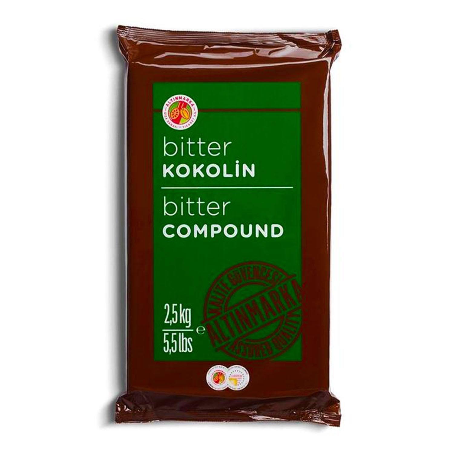 BITTER KOKOLIN DARK CHOCOLATE COMPOUND 2.5KG