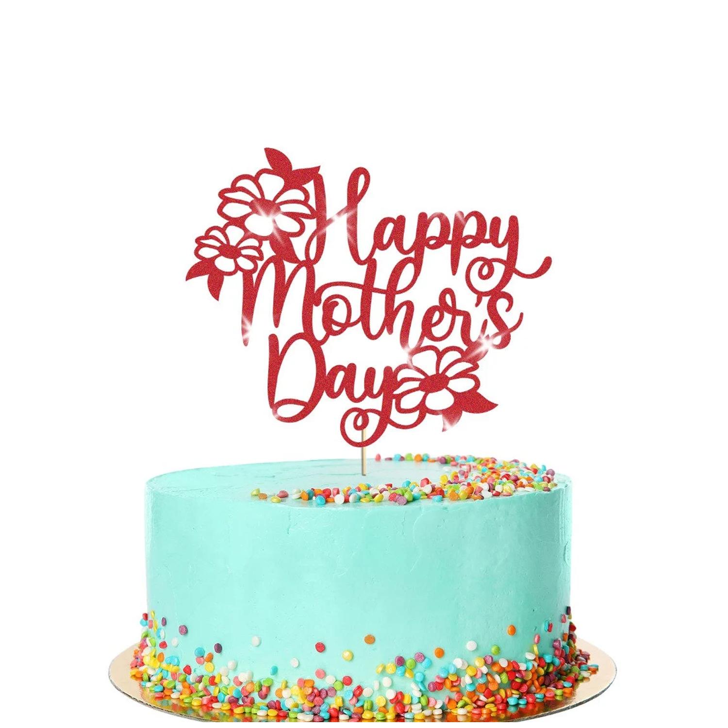 CUSTOMIZED A5 GLITTER RED PAPER TOPPER 14CM X 12CM