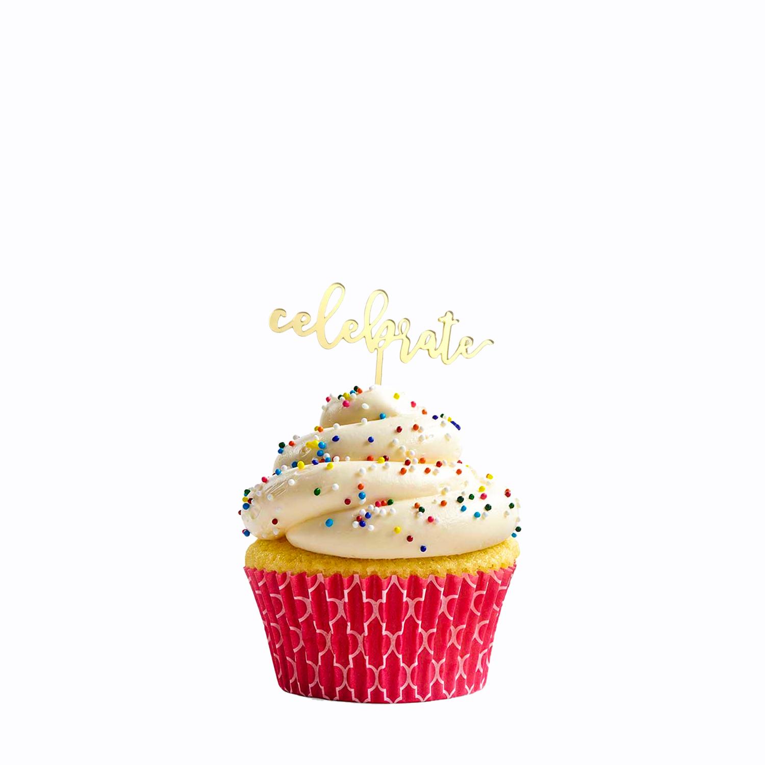 CUSTOMIZED GOLD MIRROR ACLYRIC TOPPER 7.5CM X 10.5CM