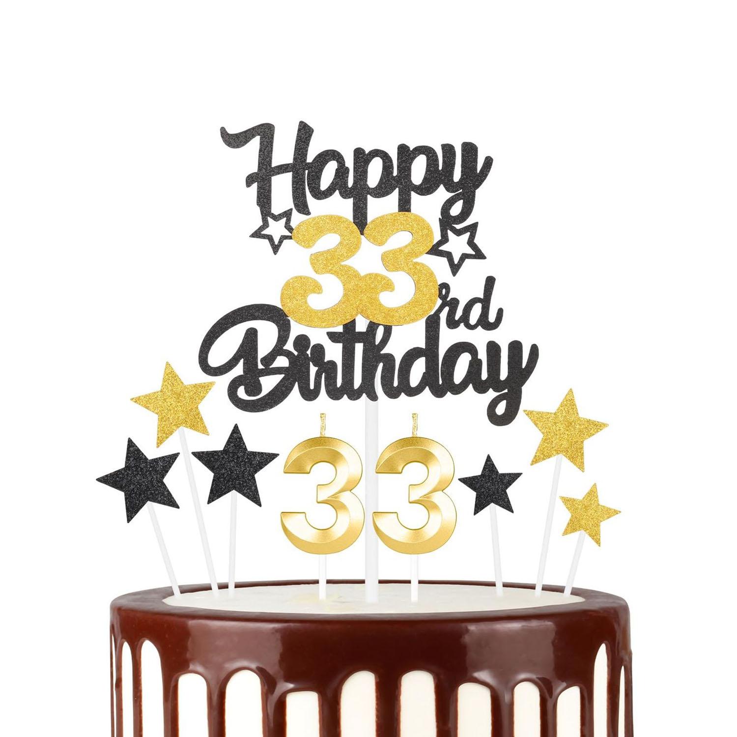 GOLD NUMBER CANDLE 3, BIRTHDAY CANDLES, GOLD CANDLES, CAKE NUMBER CANDLES ,PARTY CELEBRATION