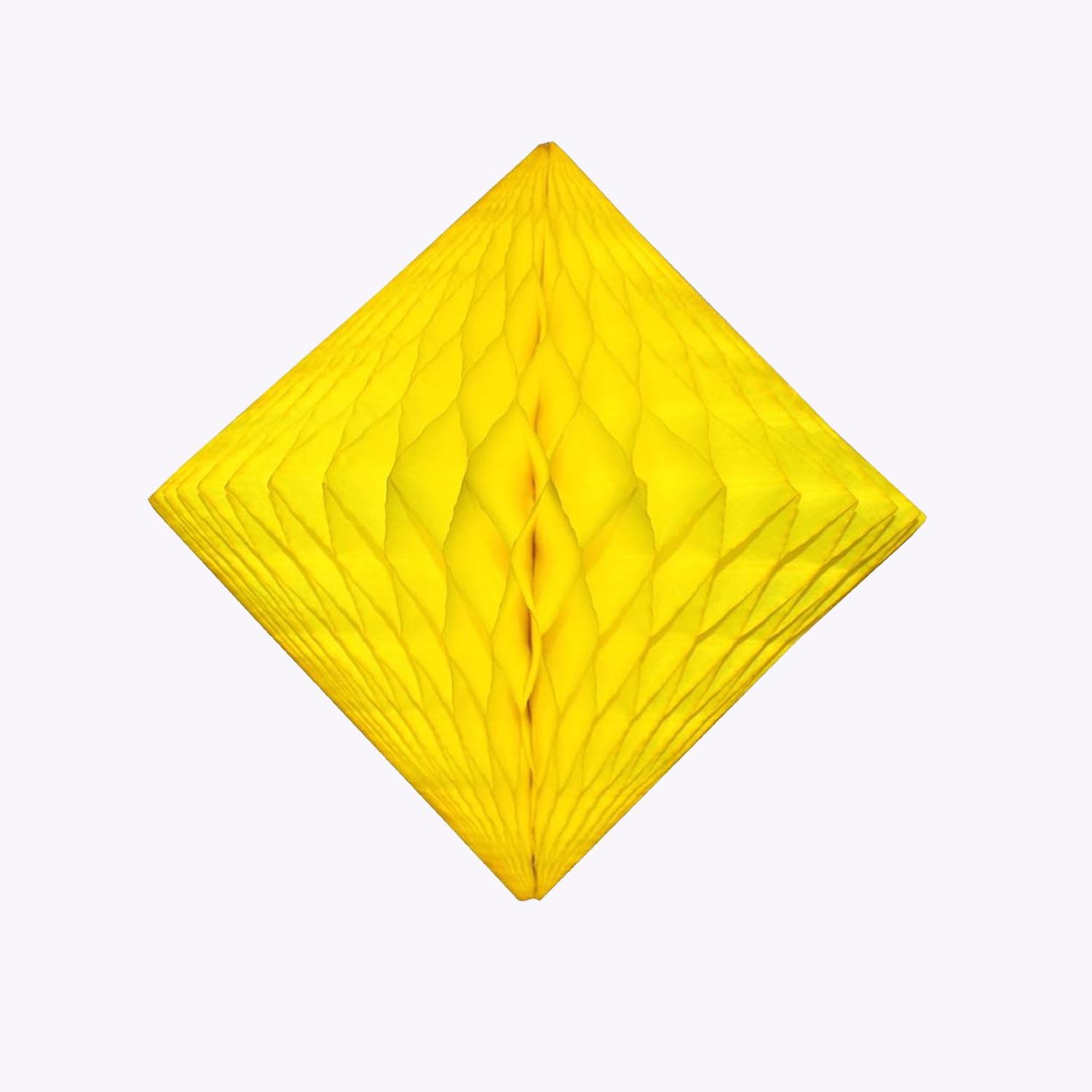 HONEY COMB DIAMOND 30CM YELLOW