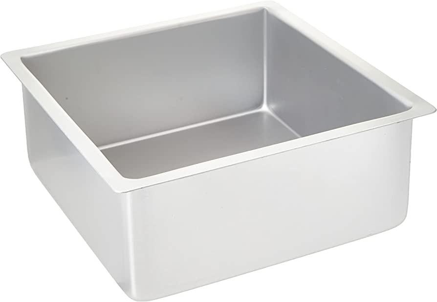 MERRIT ALUMINIUM NON STICK SQUARE CAKE PAN 8" X 8" X 3"