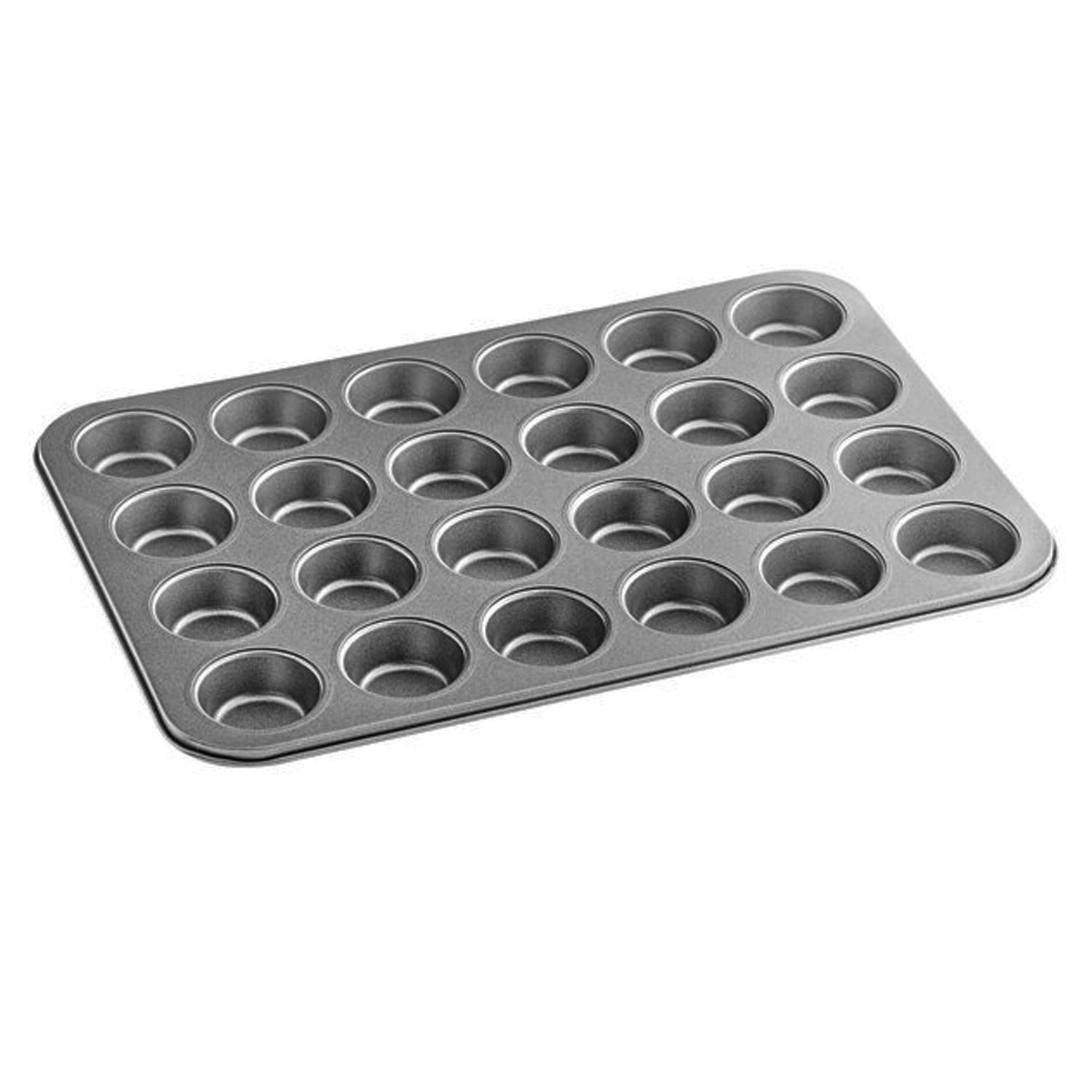 MERRIT CARBON STEEL 24 HOLE MINI CUPCAKE PAN