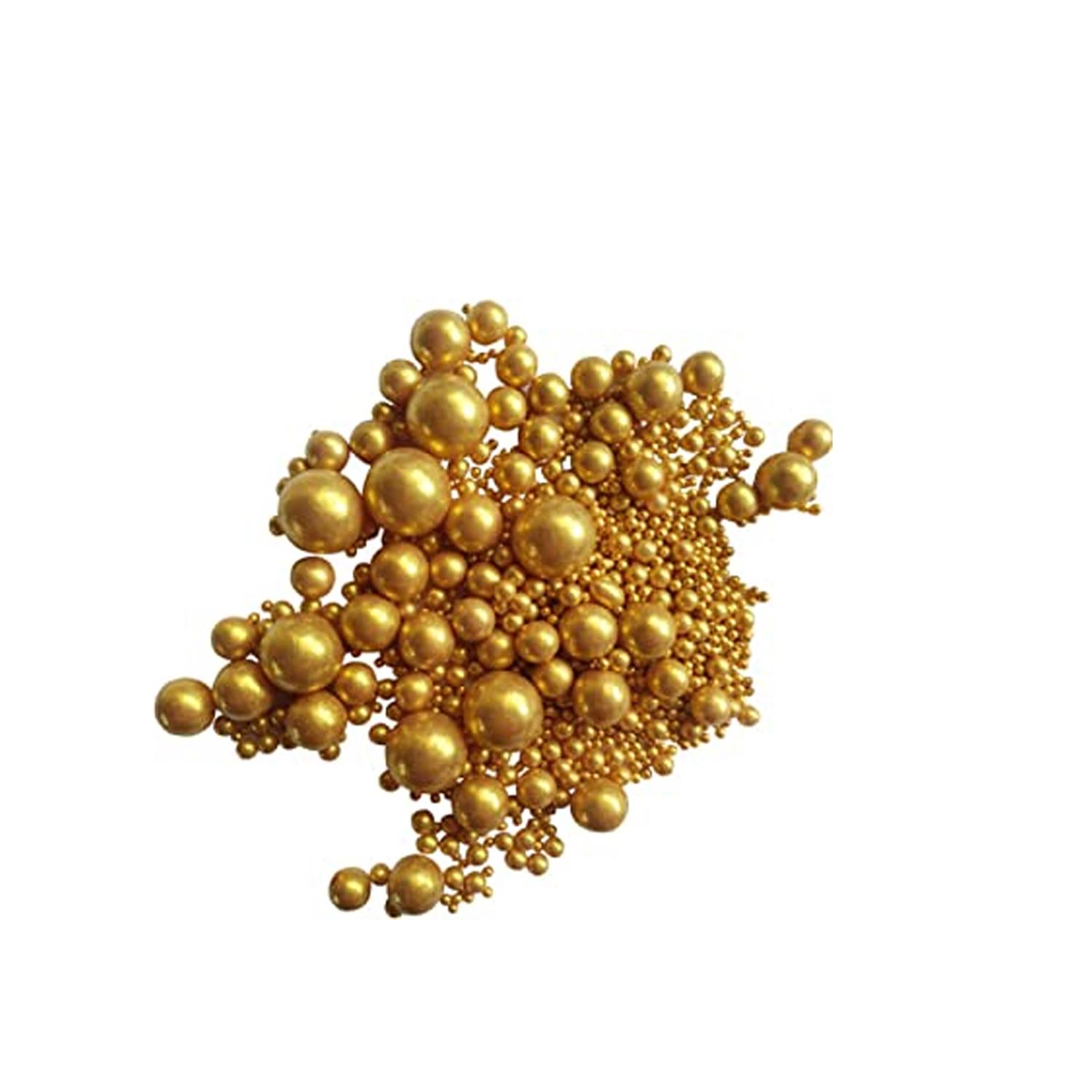 MIXED SIZE GOLD BALLS 15GMS