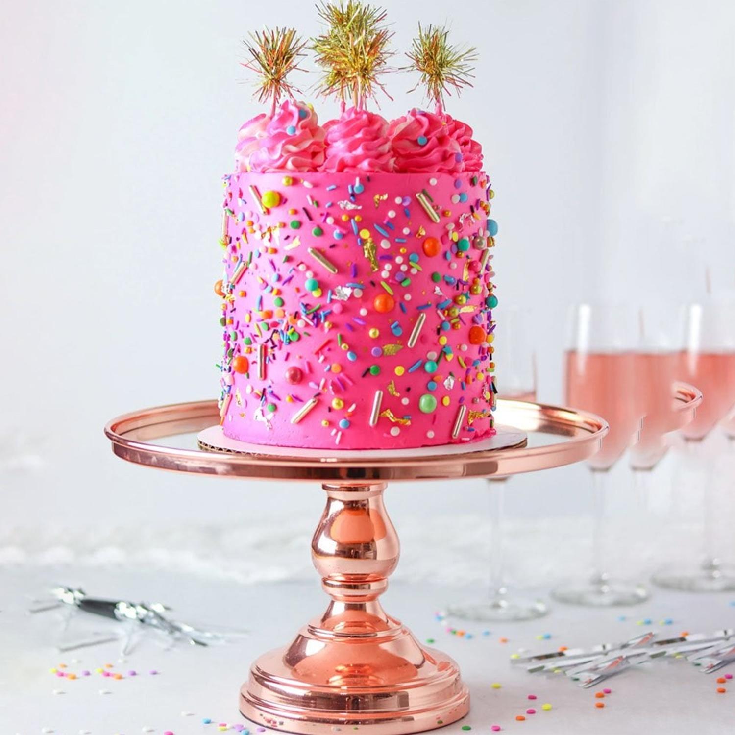 PASTEL METALLIC RODS, MULTICOLOURED SPRINKLES 15GMS