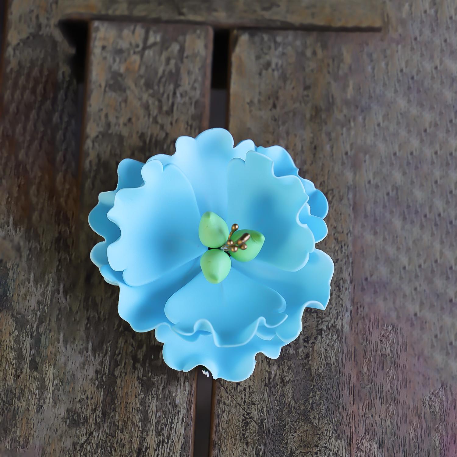 PURPLE SUGARCRAFT SKY BLUE EDIBLE PEONY FLOWERS