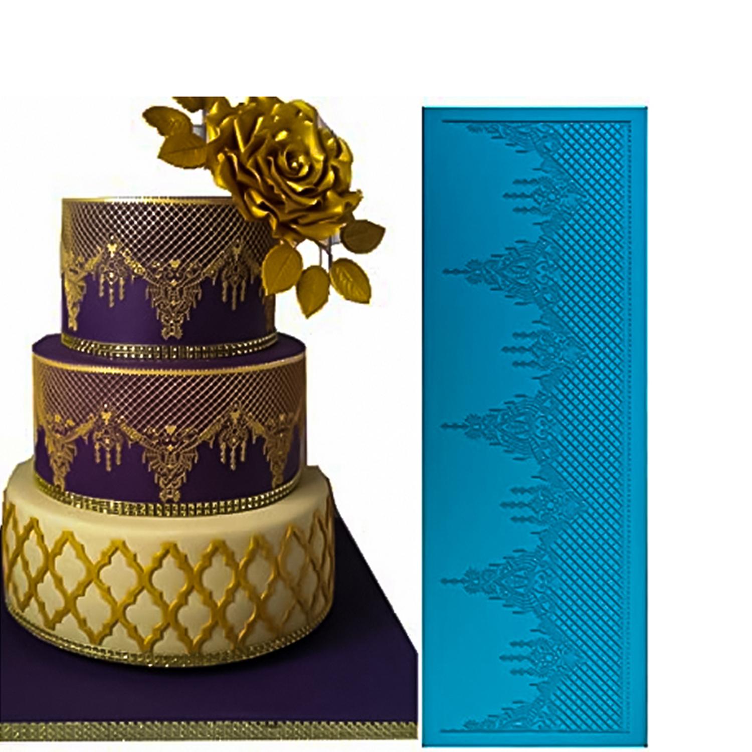 SLM0008 CHANDELILAC TEXTURE DESIGN LACE MAT