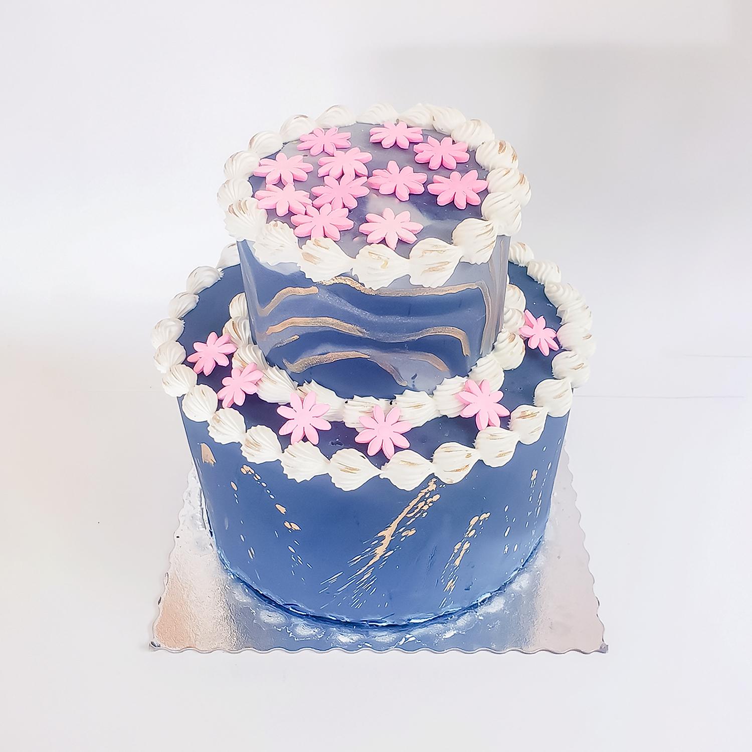 SUPER CAKES DAISY FLOWERS HOT PINK