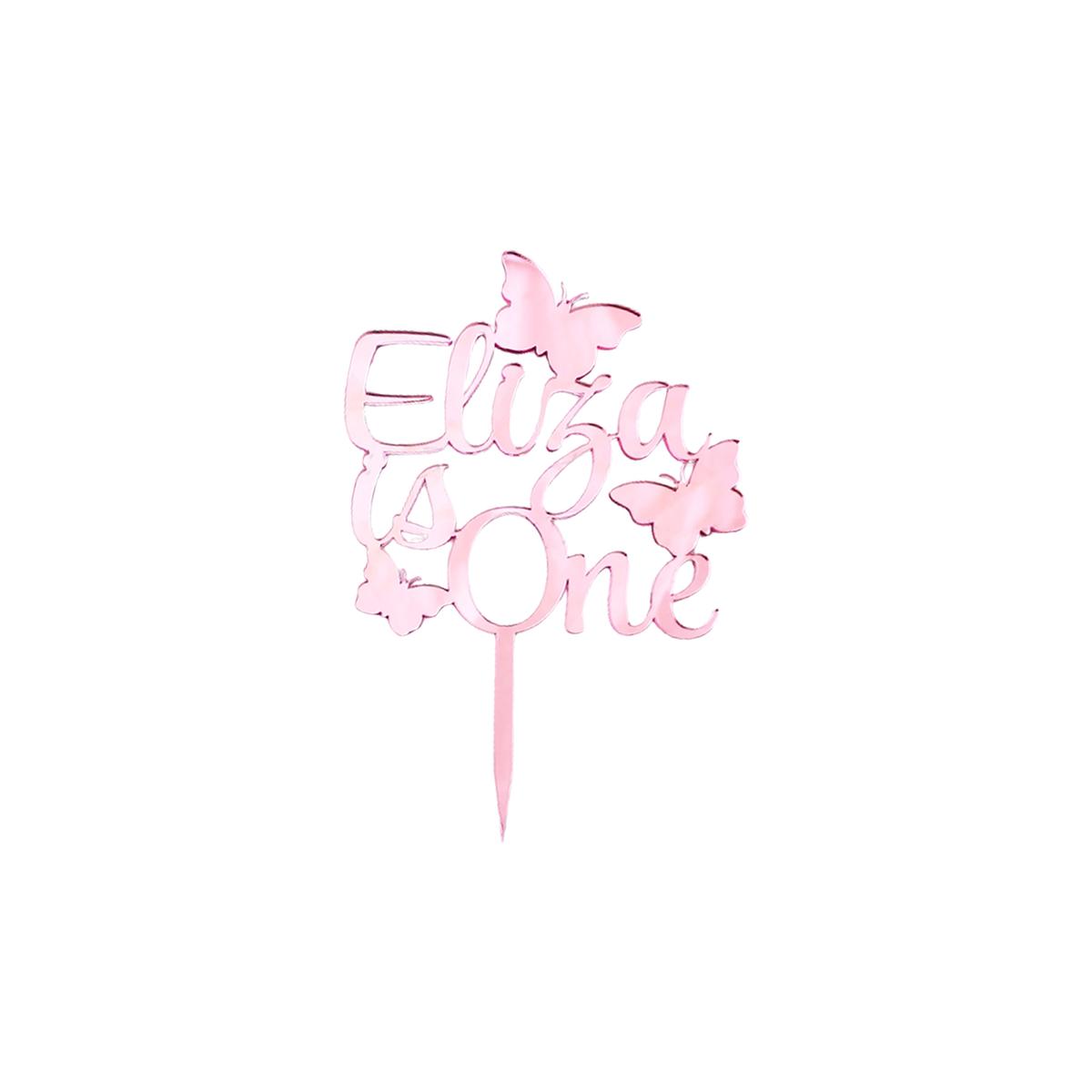 Cake Toppers and Candles > Cake Toppers > Acrylic Toppers > Pink Mirror ...