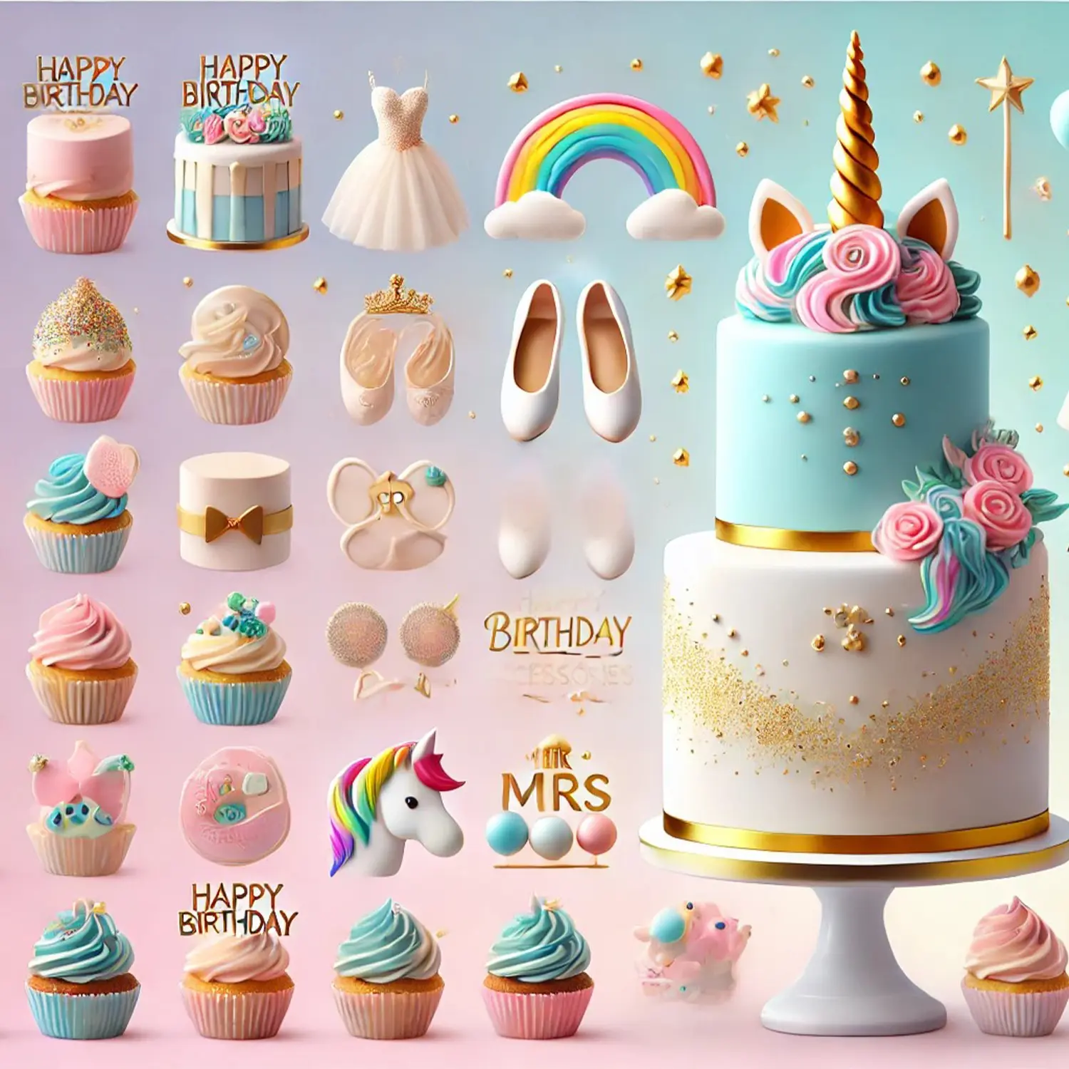 THEMED CAKE DECOR