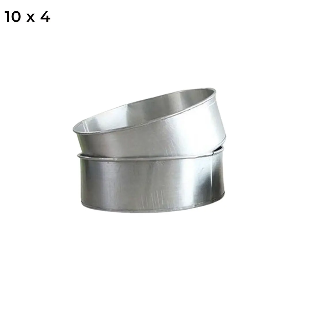 2 KG 10'' X 4'' ROUND HAND CRAFTED JUAKALI ALUMINIUM CAKE BAKING PAN TIN