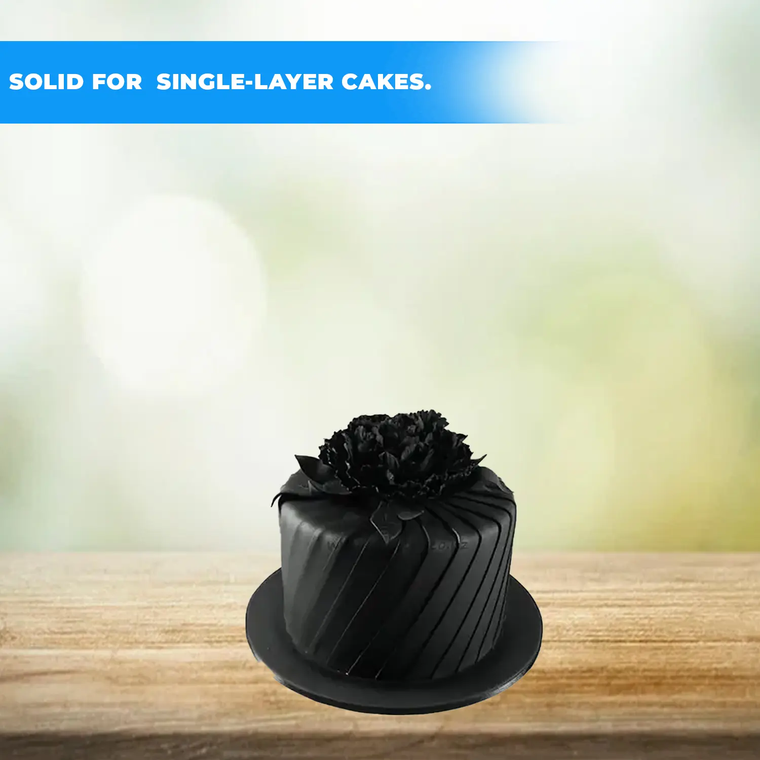 2KG NORMAL 12 INCH ROUND BLACK CAKE BOARD, 2KG REGULAR 12 INCH ROUND BLACK CAKE BOARD, BLACK NORMAL BOARD, GREASE PROOF BOARD, STRONG 1KG ROUND BLACK CAKE BOARD, 10 INCH BLACK ROUND CAKE BOARD – FITS 1KG CAKE