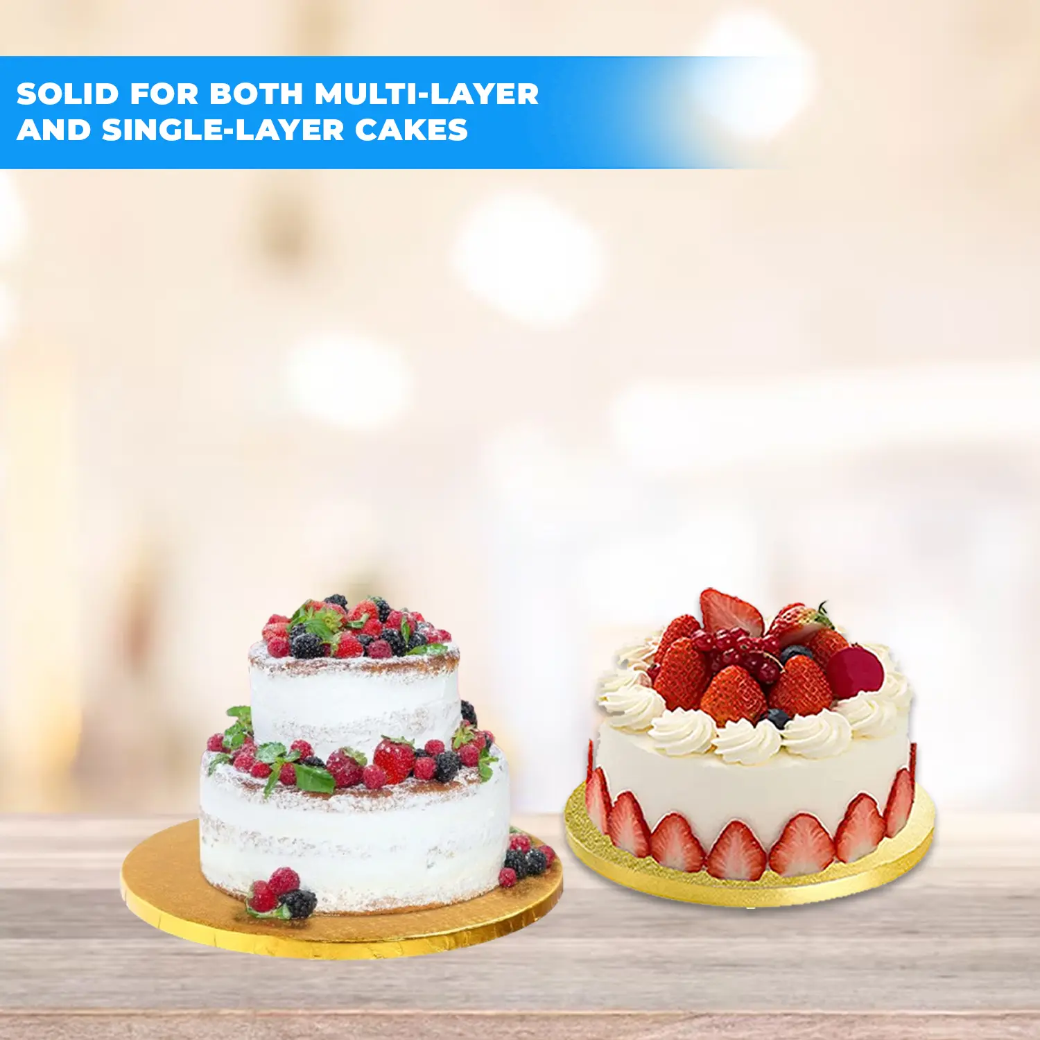 2KG 12 INCH ROUND GOLD CAKE DRUM, 2 KG ROUND GOLD CAKE DRUM, STRONG GOLD ROUND CAKE BASE, HEAVY DUTY ROUND GOLD CAKE BOARD, STRONGEST CAKE BOARD FOR WEDDING AND TIERED CAKES. WEDDING CAKE BOARDS