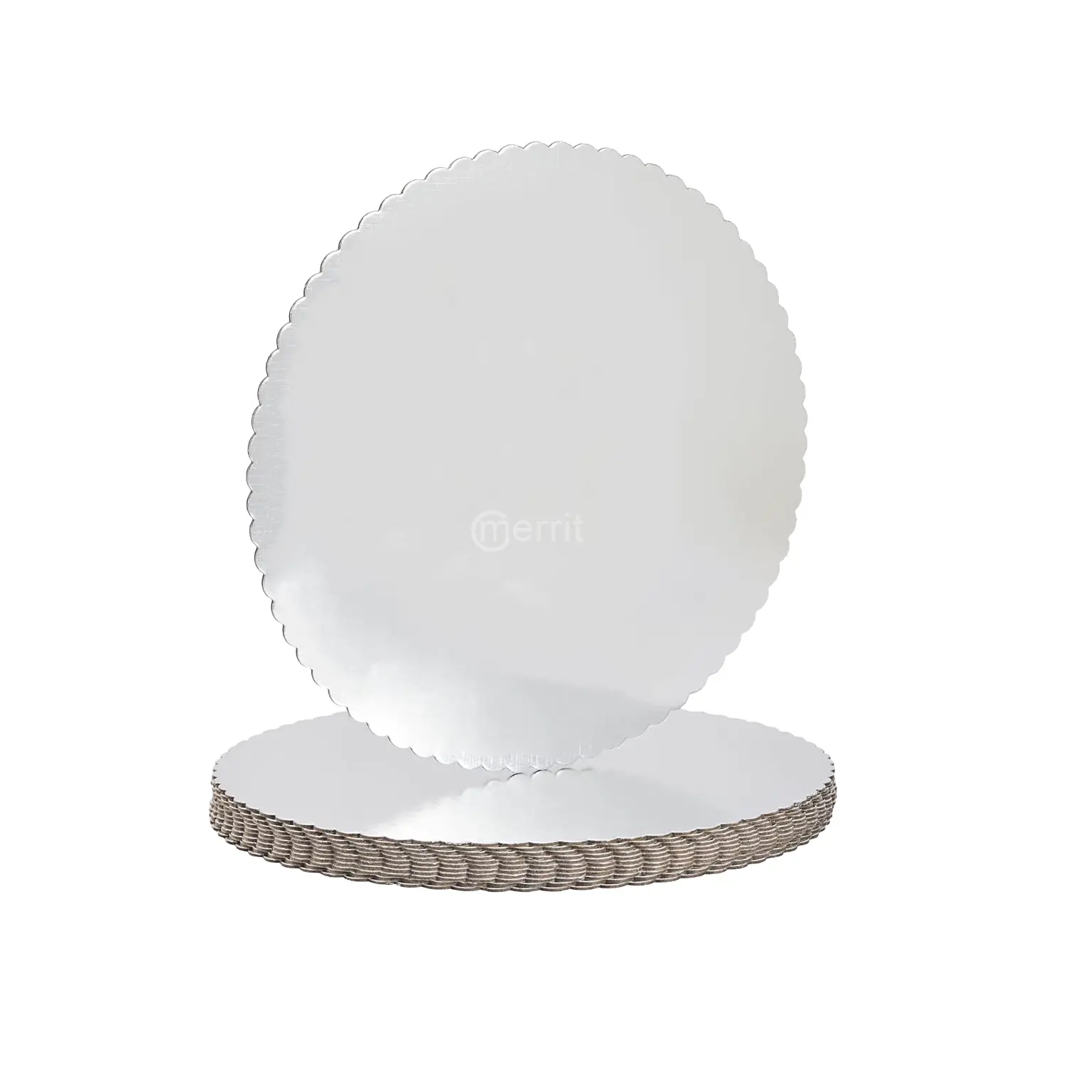 3KG 14 INCH ROUND SCALLOPED SILVER CAKE BOARD, STYLISH CAKE BOARD KENYA, DECORATIVE SILVER CAKE BASE, STRONG GREASEPROOF CAKE BOARD, REUSABLE SILVER CAKE BOARD, LUXURY SILVER CAKE BOARD FOR WEDDINGS AND PARTIES, ELEGANT ROUND SILVER CAKE BOARD