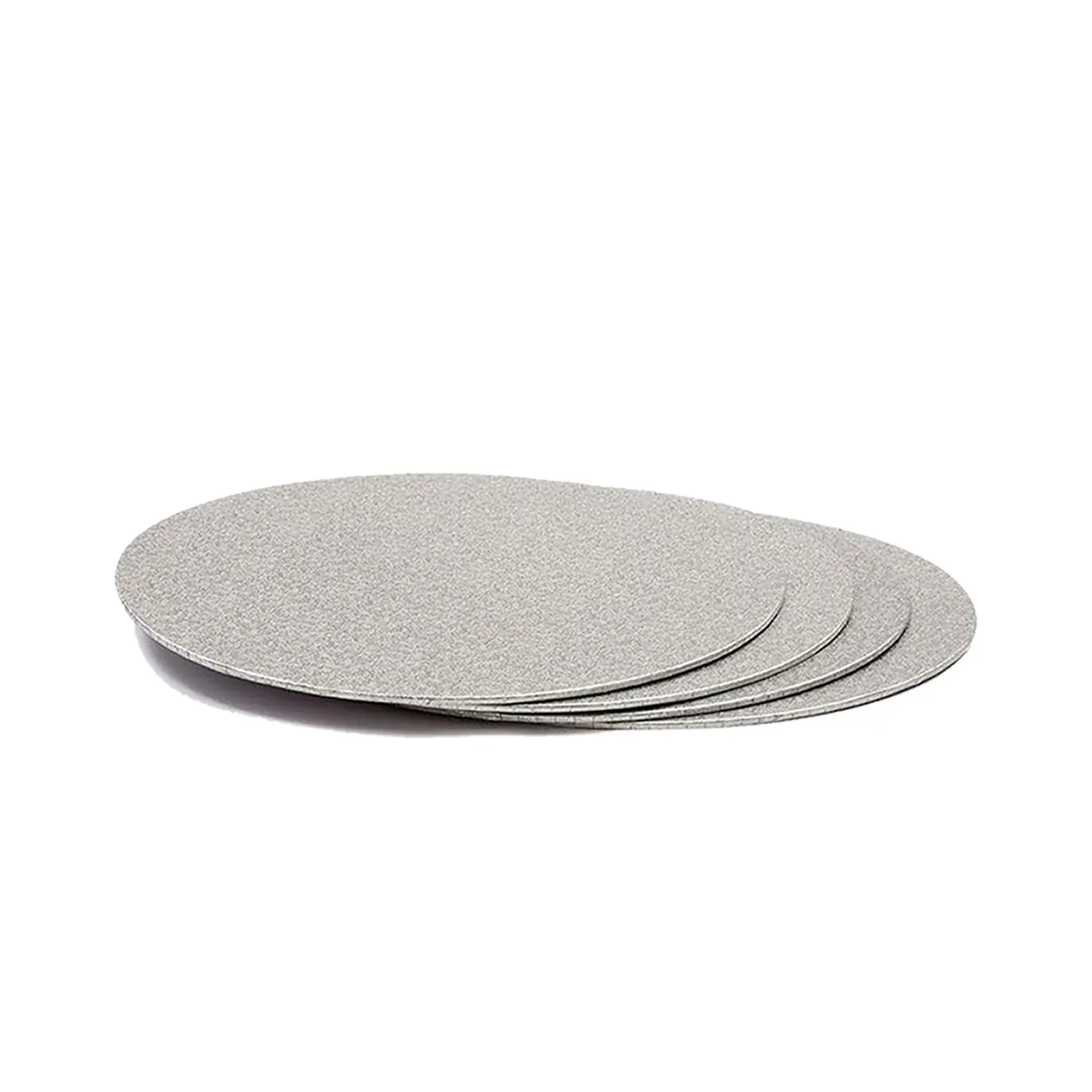 14'' ROUND SMOOTH SILVER CAKE BOARD