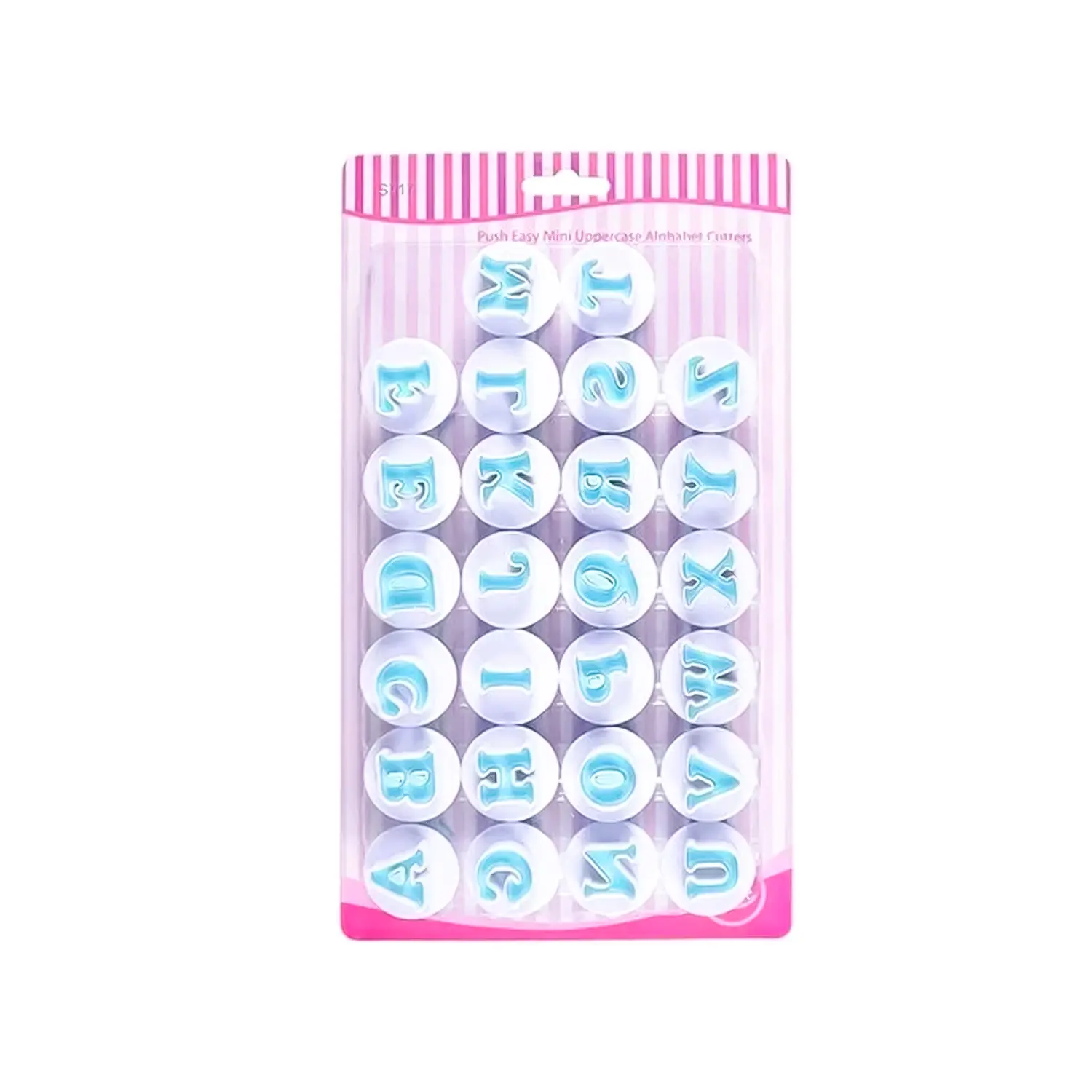 26PC PUSH EASY MINI LOWERCASE ALPHABET CUTTER