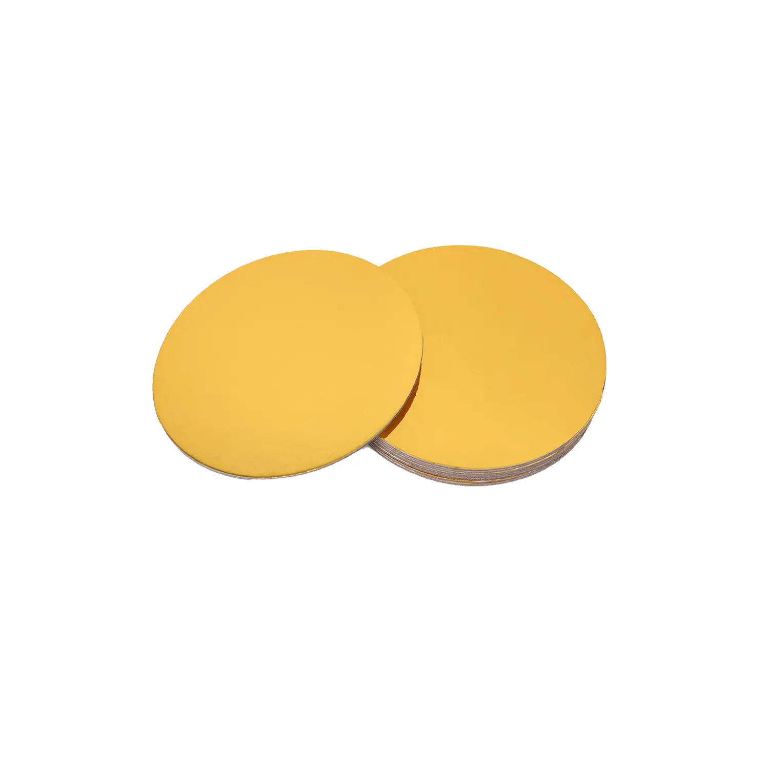 6-INCH ROUND SMOOTH GOLD CAKE BOARD