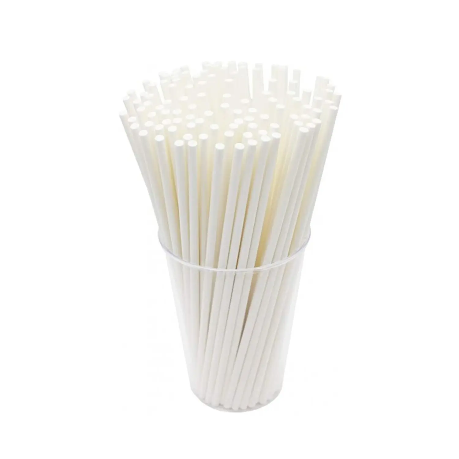 6" PLASTIC LOLLIPOP STICK 100PCS