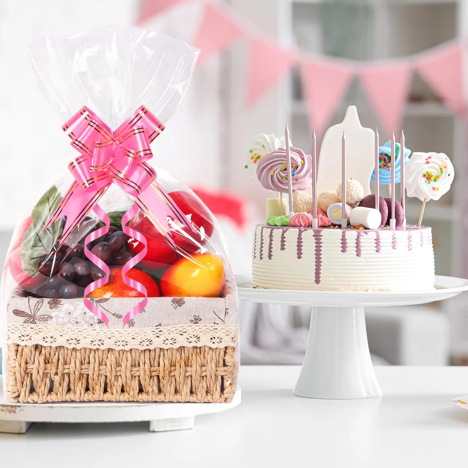 CLEAR CELLOPHANE GIFT BAG