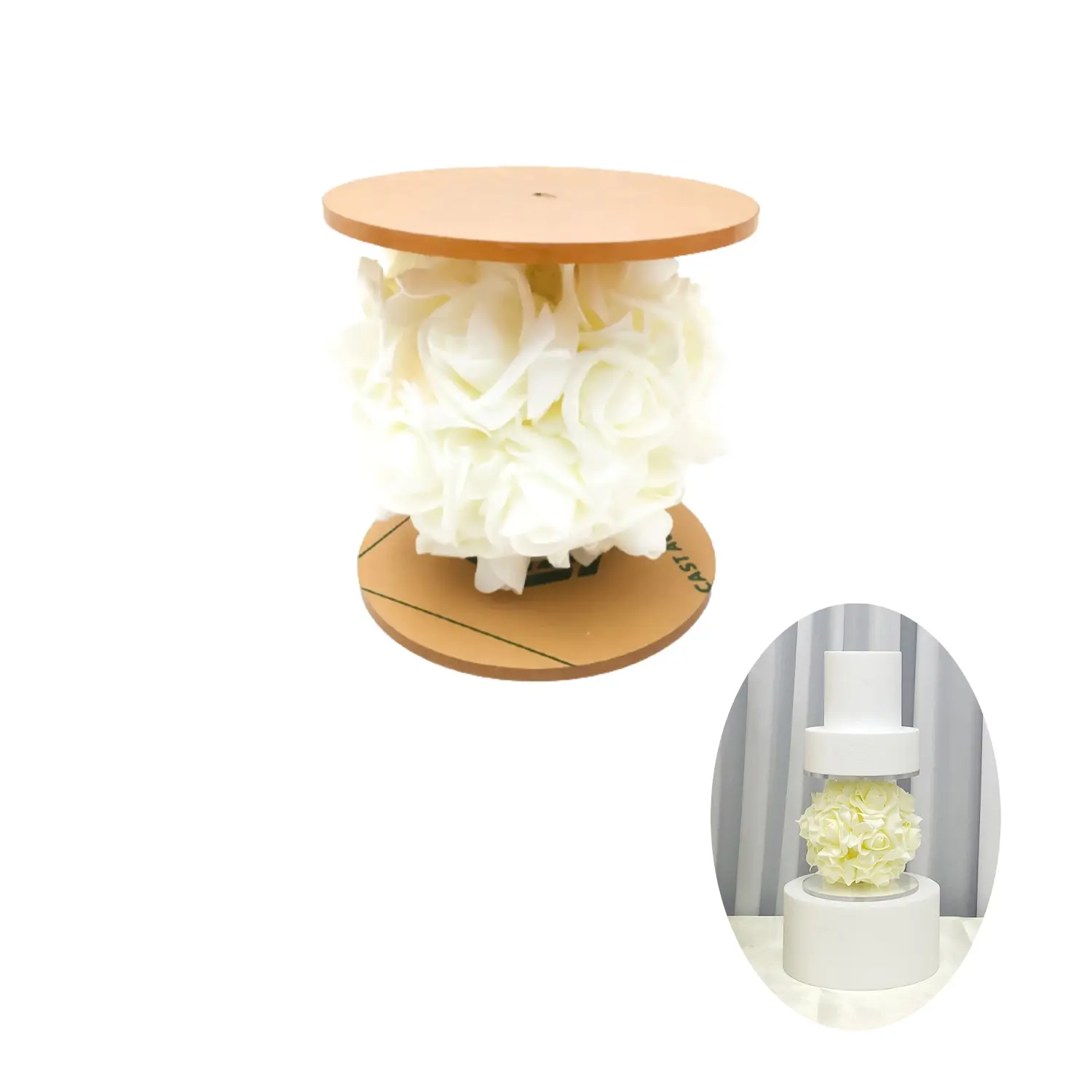 6'' ROSE BALL CAKE SEPARATOR
