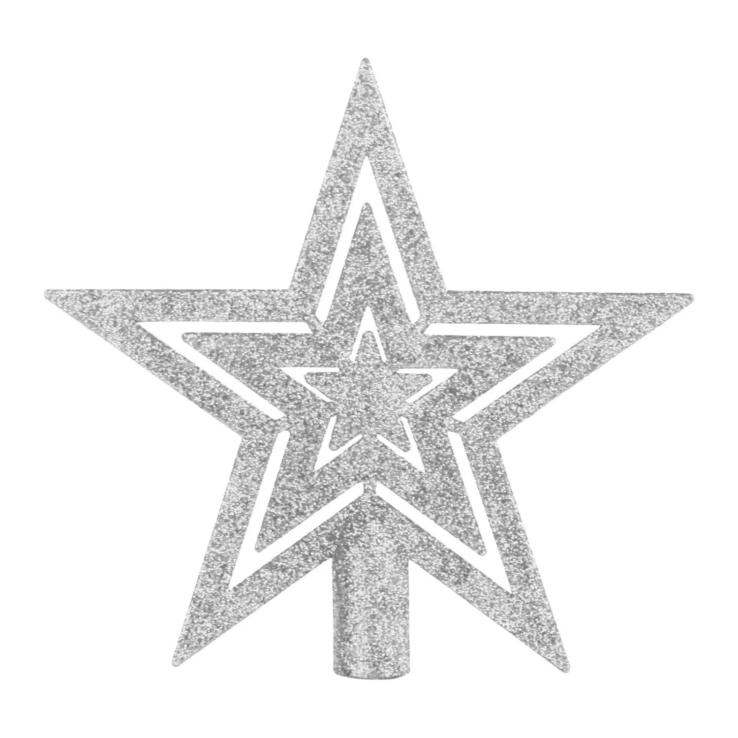 7'' SILVER CHRISTMAS TREE STAR