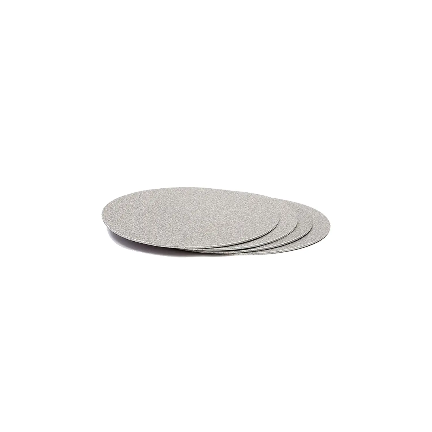 8'' ROUND SMOOTH SILVER CAKE BOARD