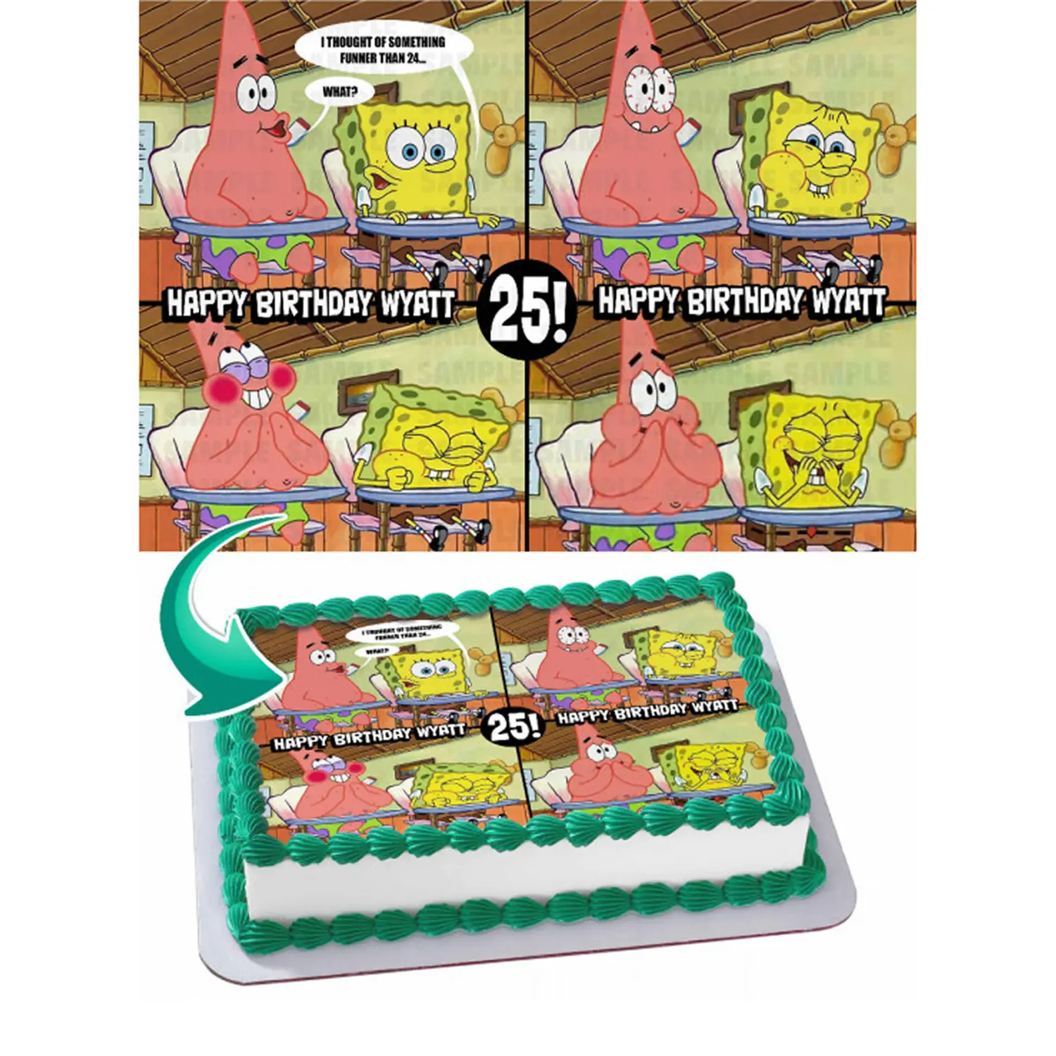A6 PRINTED EDIBLE SHEET