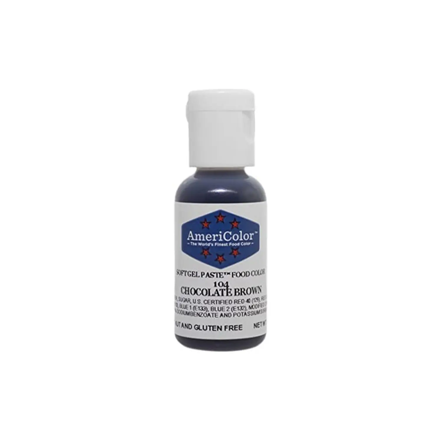 AMERICOLOR CHOCOLATE BROWN SOFT GEL PASTE 21GMS