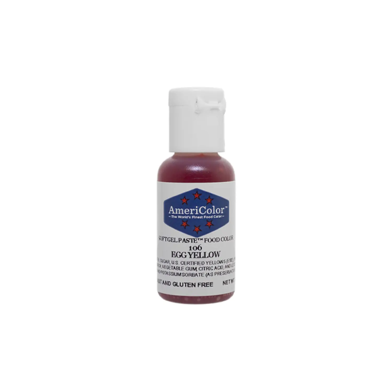 AMERICOLOR EGG YELLOW SOFT GEL PASTE 21GMS