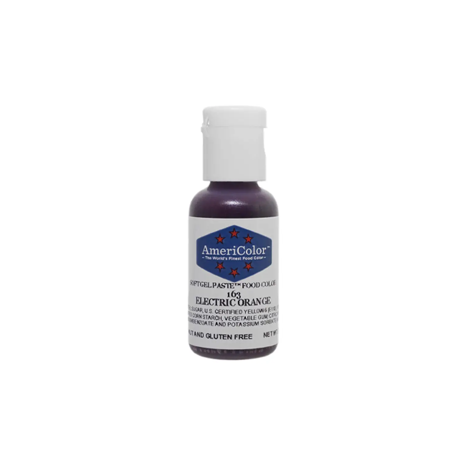AMERICOLOR ELECTRIC ORANGE SOFT GEL PASTE 21GMS