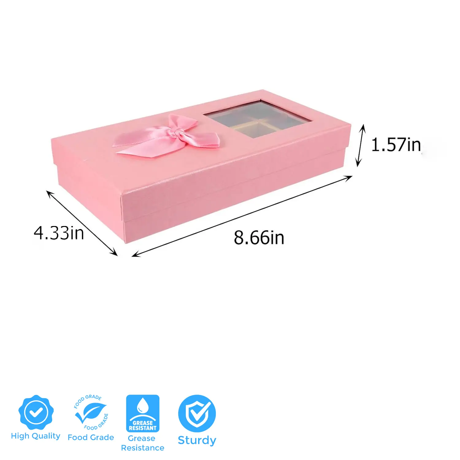 BABY PINK 18 HOLE CHOCOLATE BOX