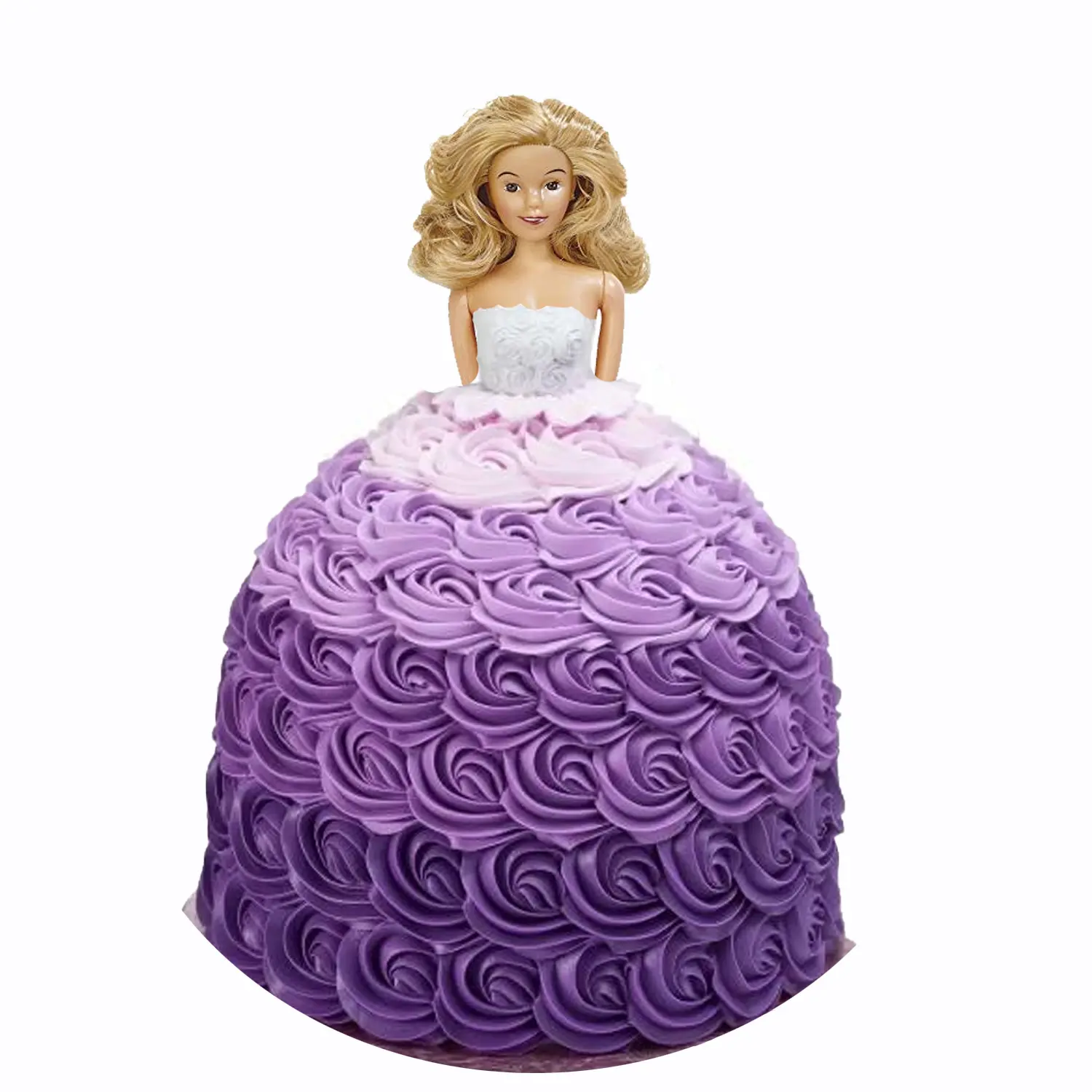 BARBIE DOLL PICK WITH BLONDE HAIR