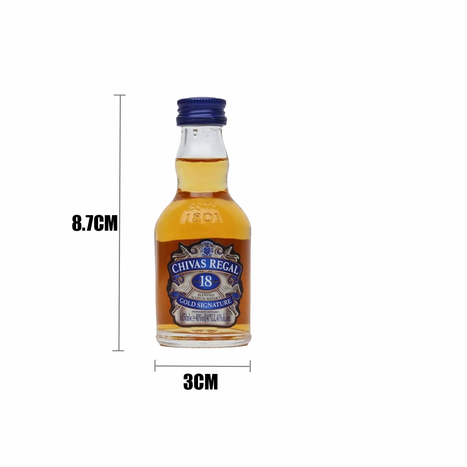 CHIVAS REGAL DARK MINIATURE MINI LIQOUR BOTTLE MINI WHISKEY 50ML