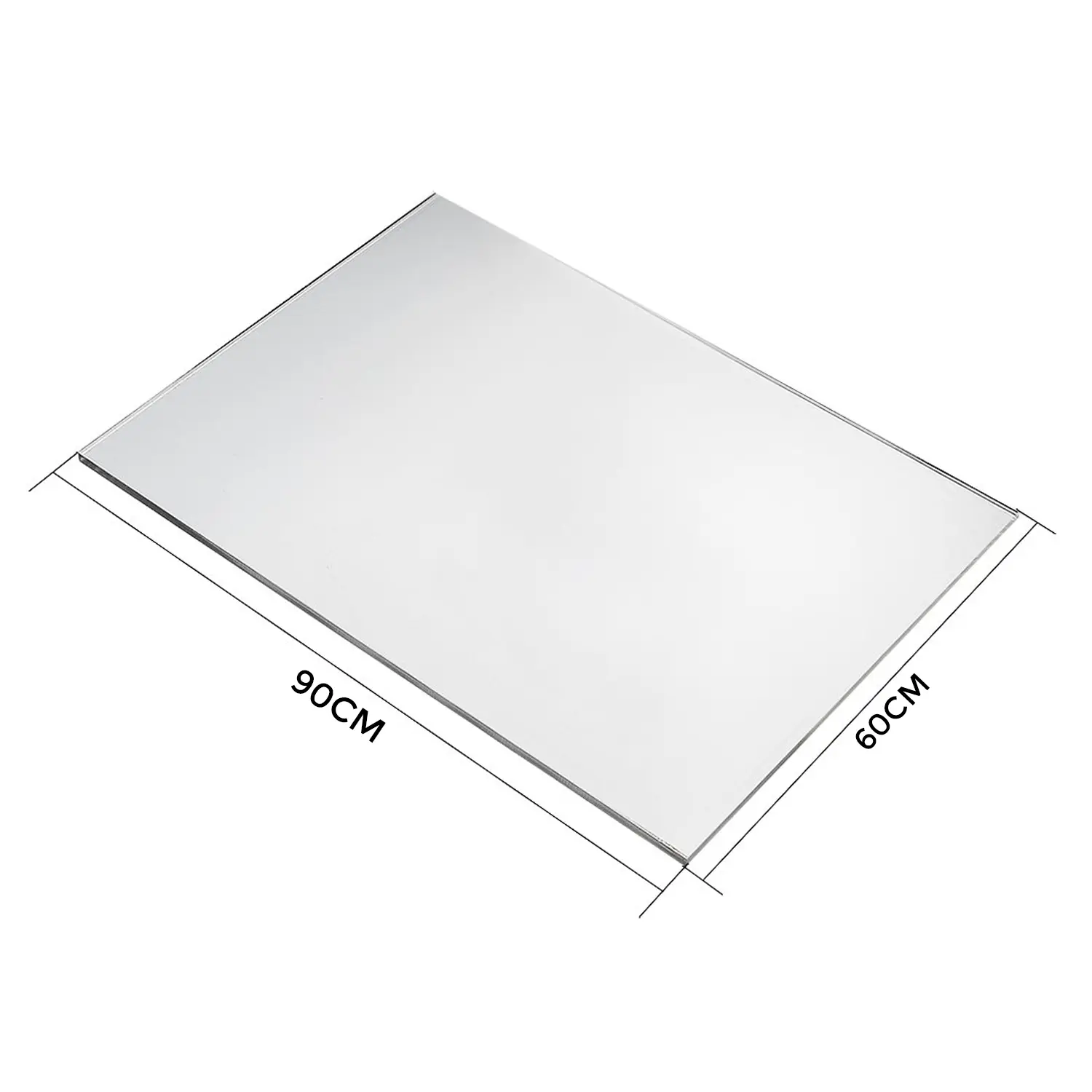 CLEAR ACRYLIC SHEET 90CM X 60CM