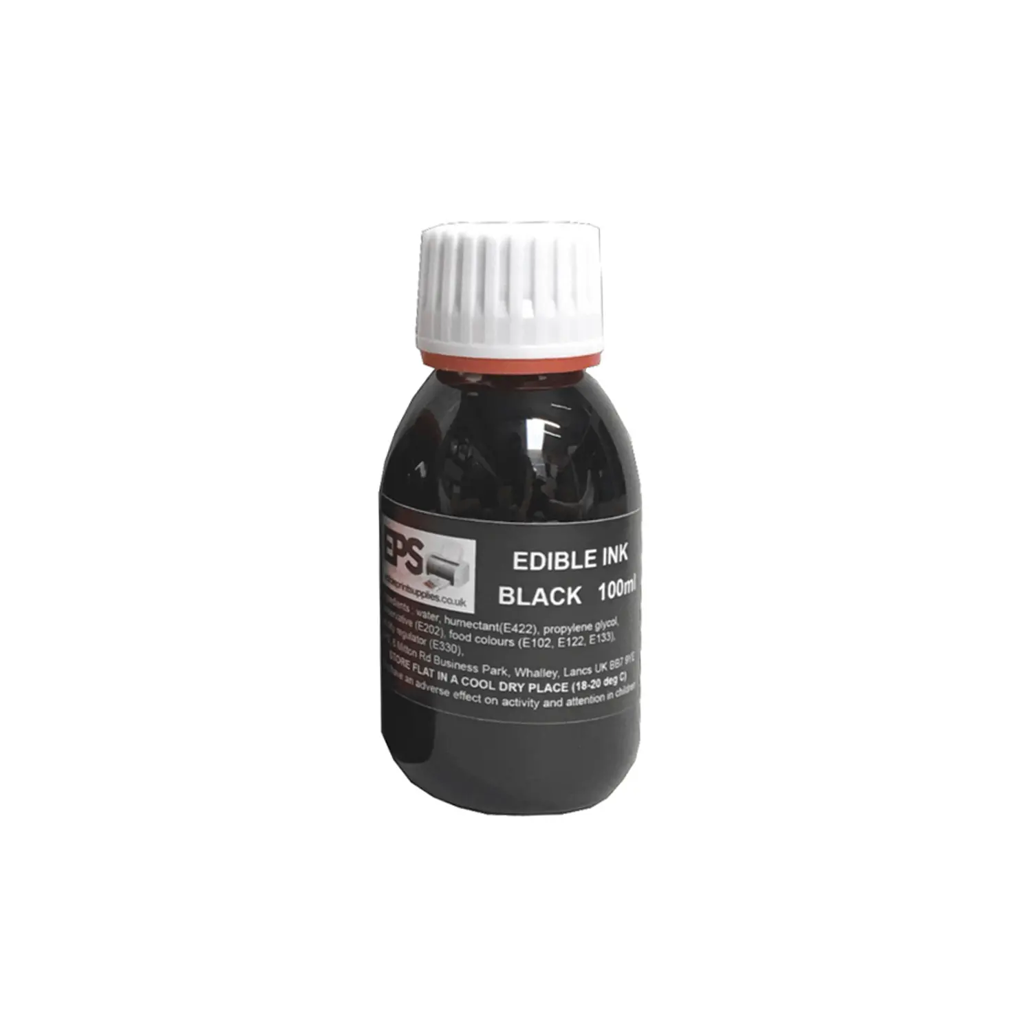 EDIBLE INK REFILL BLACK 100ML EPS