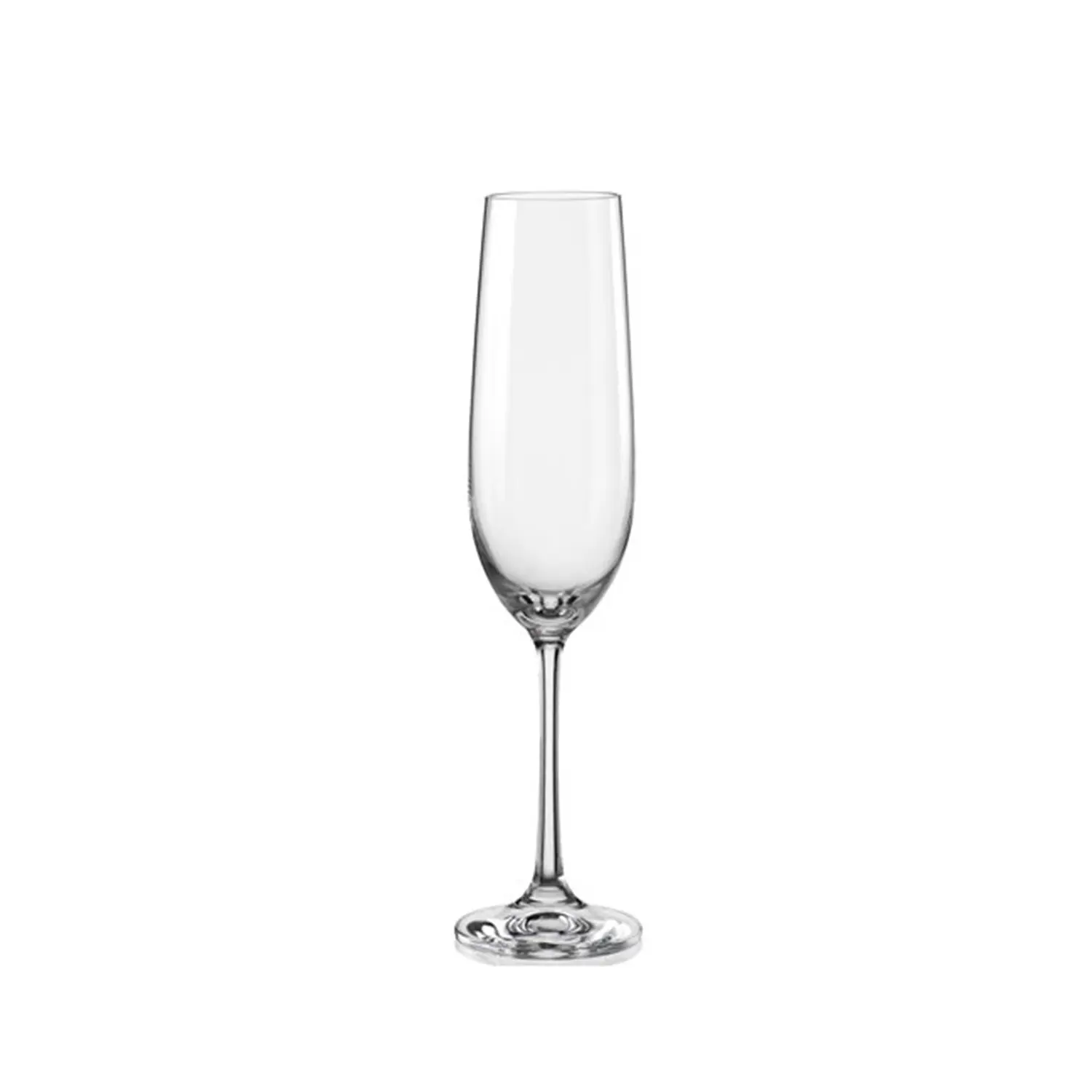 FLUTE CYSTAL WINE GLASS PLAIN 1PC