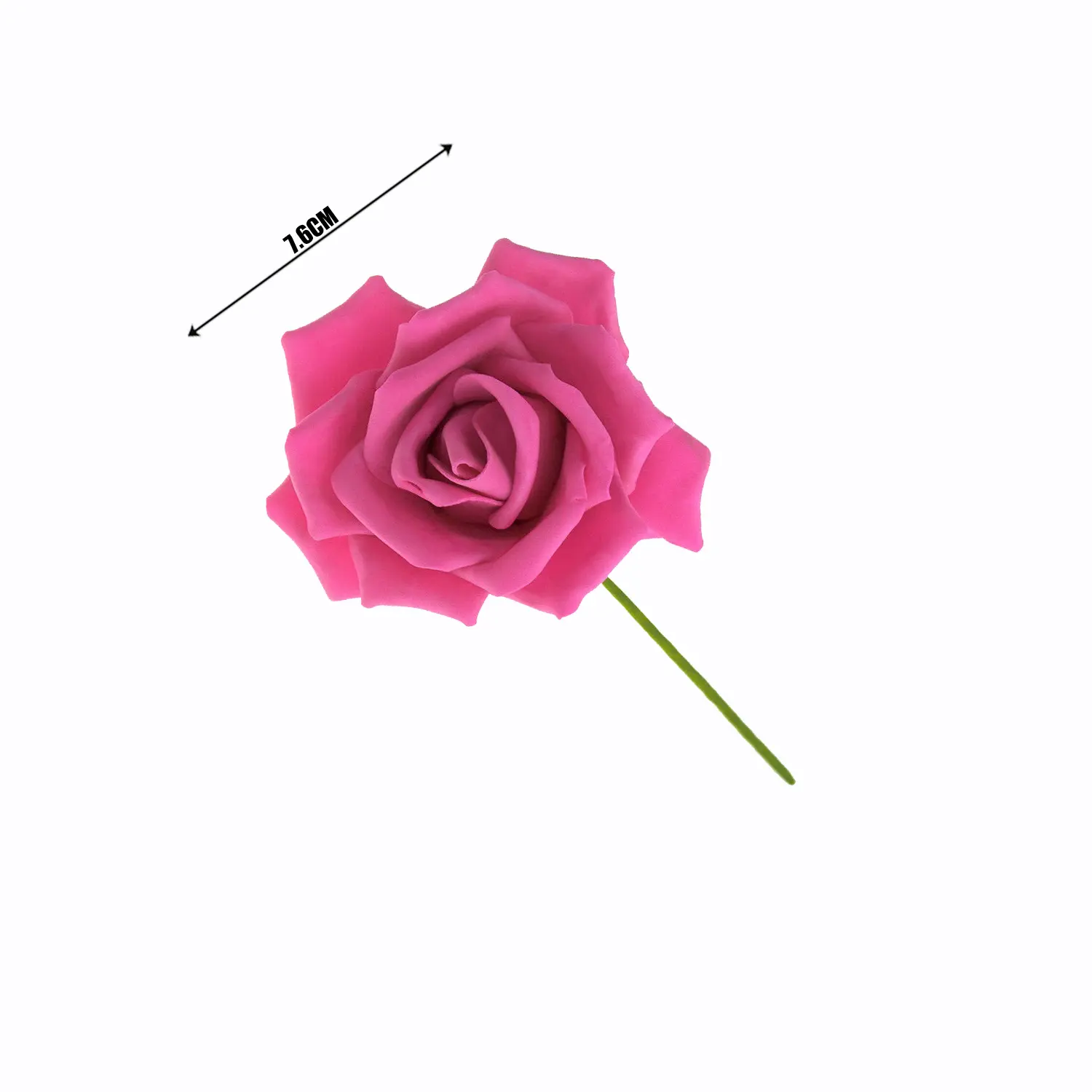 HOT PINK ARTIFICIAL ROSE FLOWER