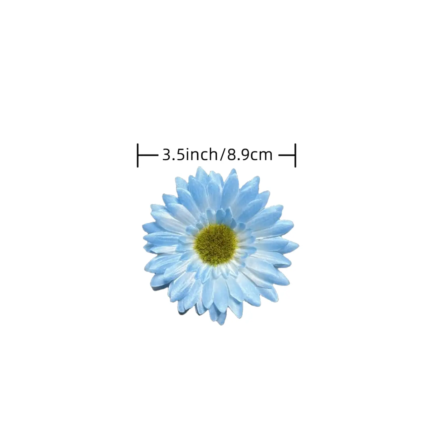 LIGHT BLUE DAISY ARTIFICIAL FLOWER 10CM
