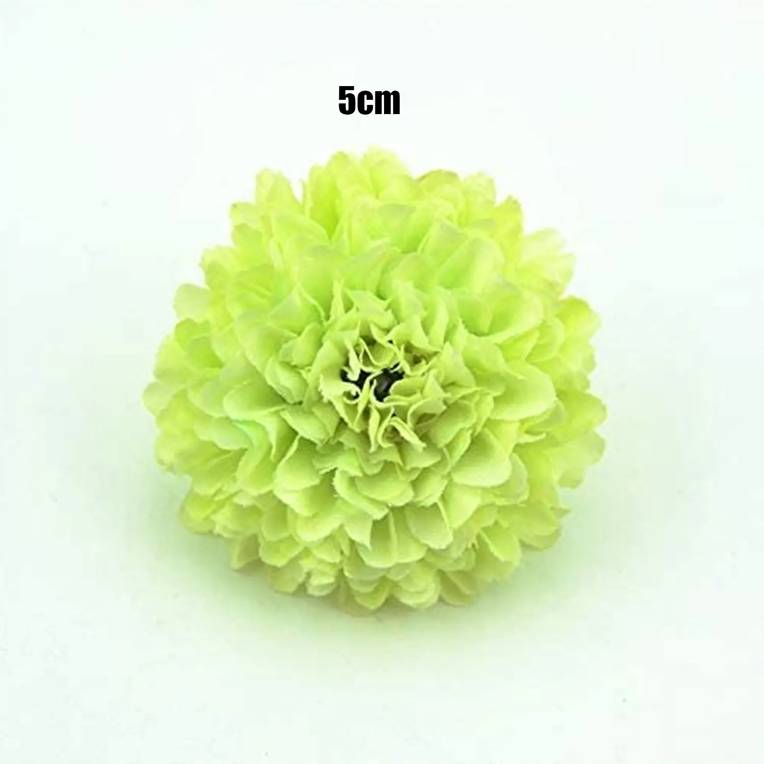 GREEN CARNATION ARTIFICIAL FLOWER 5CM