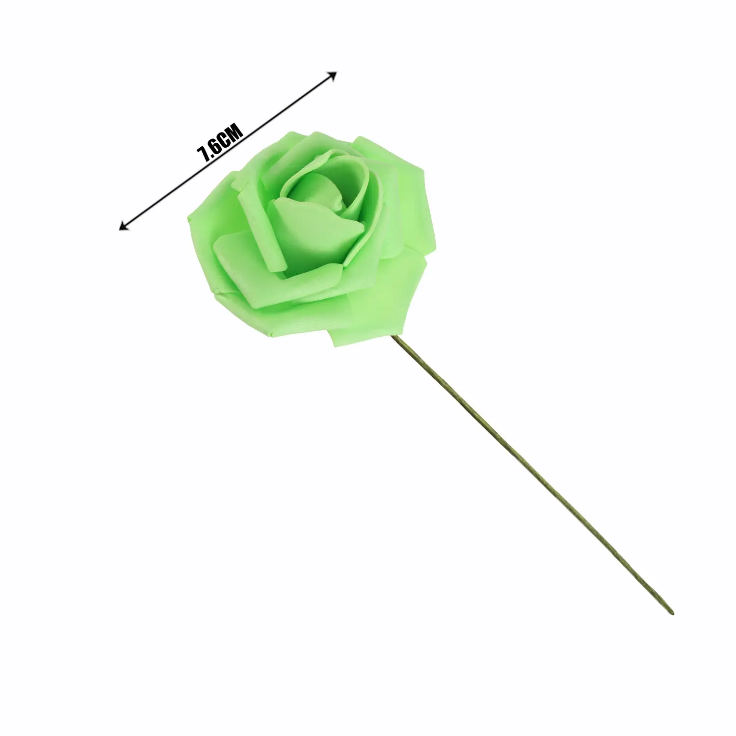 LIME GREEN ARTIFICIAL ROSE FLOWER