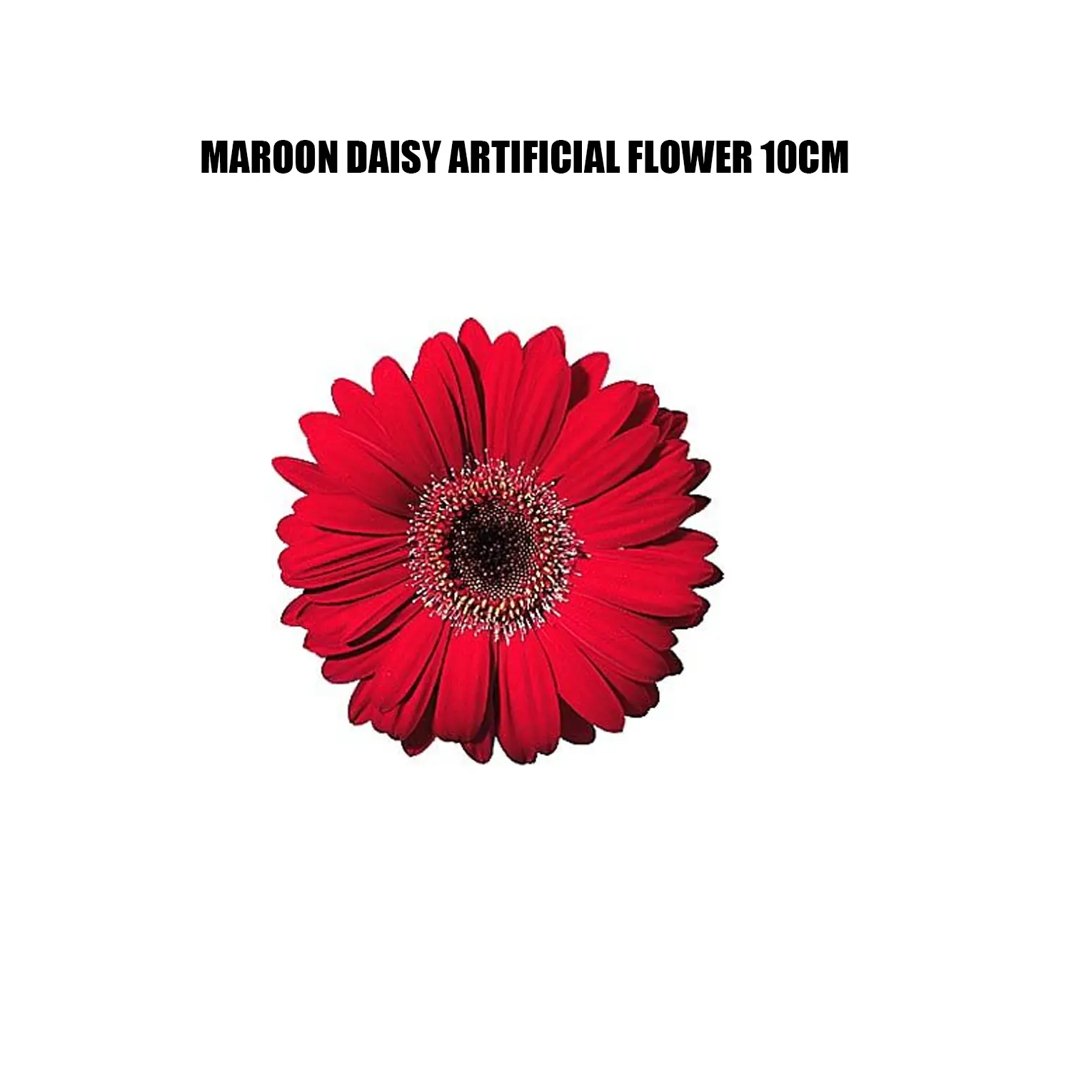 MAROON DAISY ARTIFICIAL FLOWER 10CM