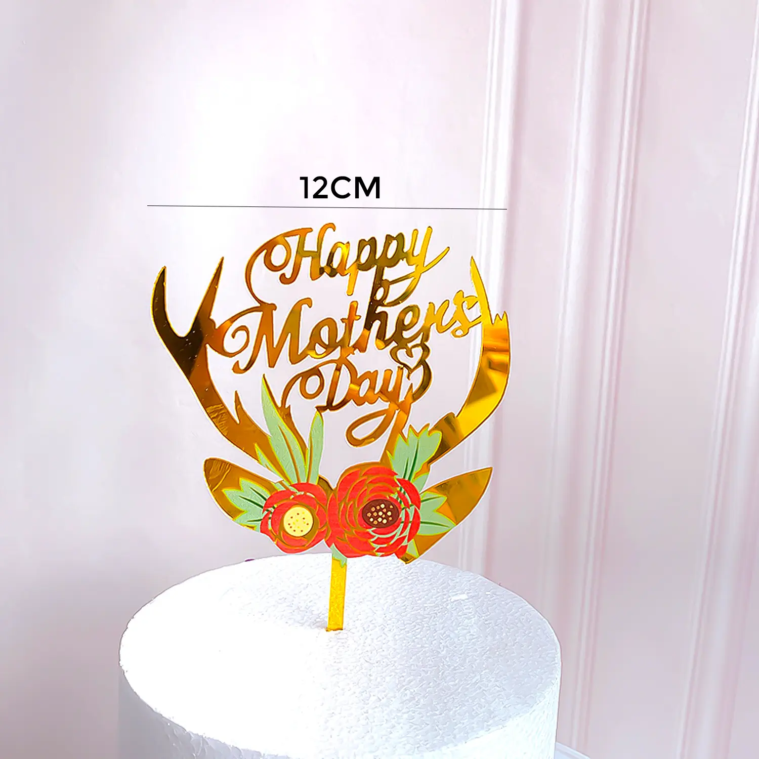 MOTHERS DAY FLOWERED ACRYLIC TOPPER